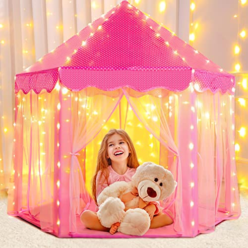 Lights Princess Playhouse Tent Princess Castle Tent For Girls