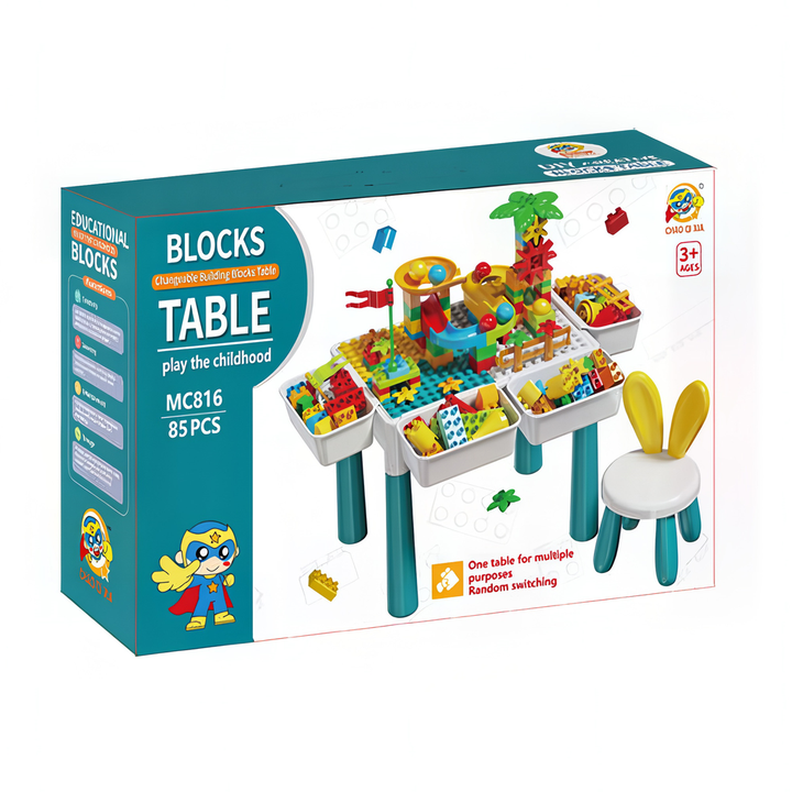 Table With Blocks 3-in-1 Building Block Play Table Set | Chunnu Munnu – Chunnu Munnu ...