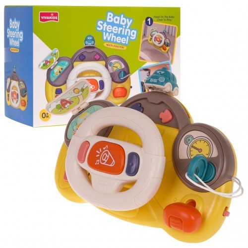 Baby Steering Wheel Toy – Interactive Driving Fun for Little Explorers