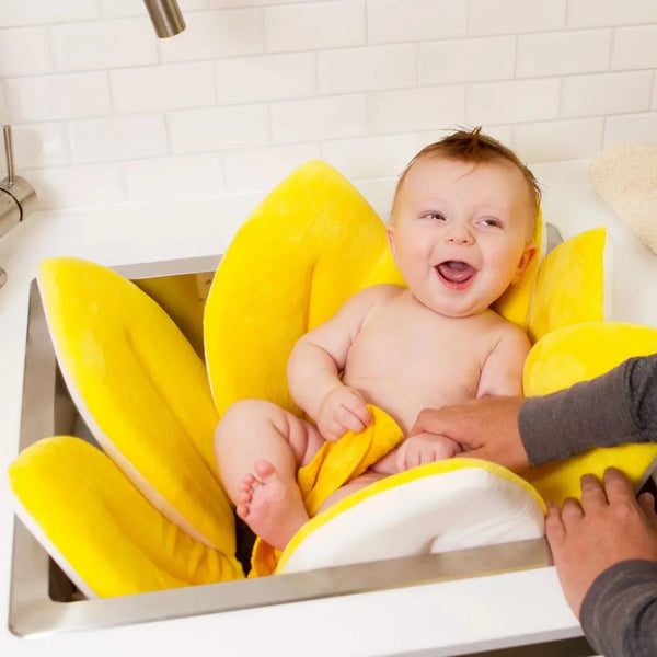 Baby Blooming Flower Bath Sunflower Cushion Mat