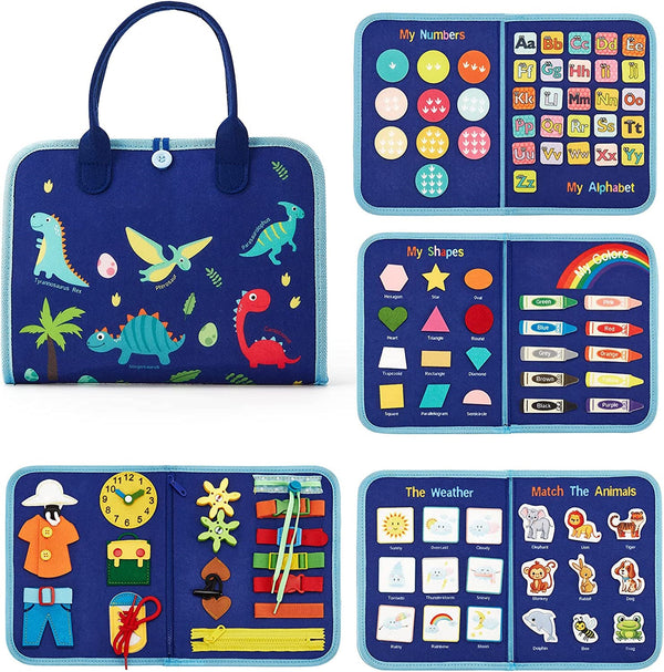 Busy Montessori Fine Motor Skills And Sensory Book 8 Pages