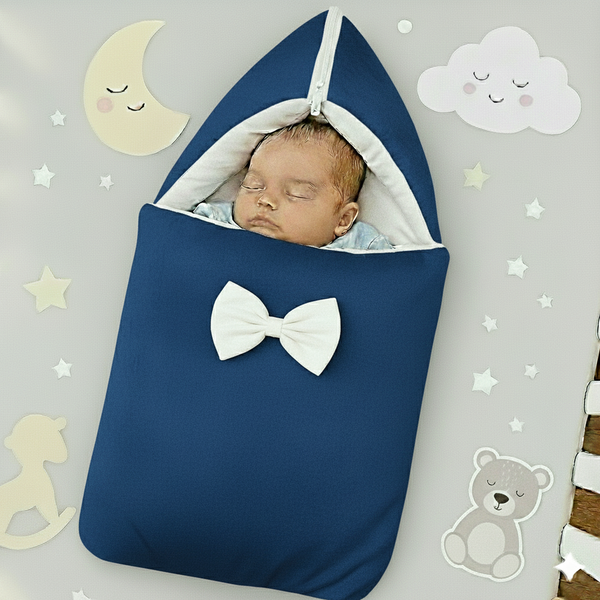 Velvet Baby Carry Nest - Navy Blue