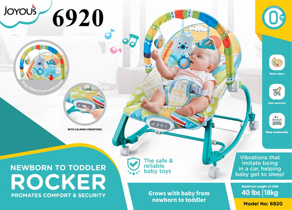 Joyous 4  in 1 Rocker Green