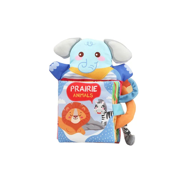 Prairie Animals Hand Puppet Cloth Book