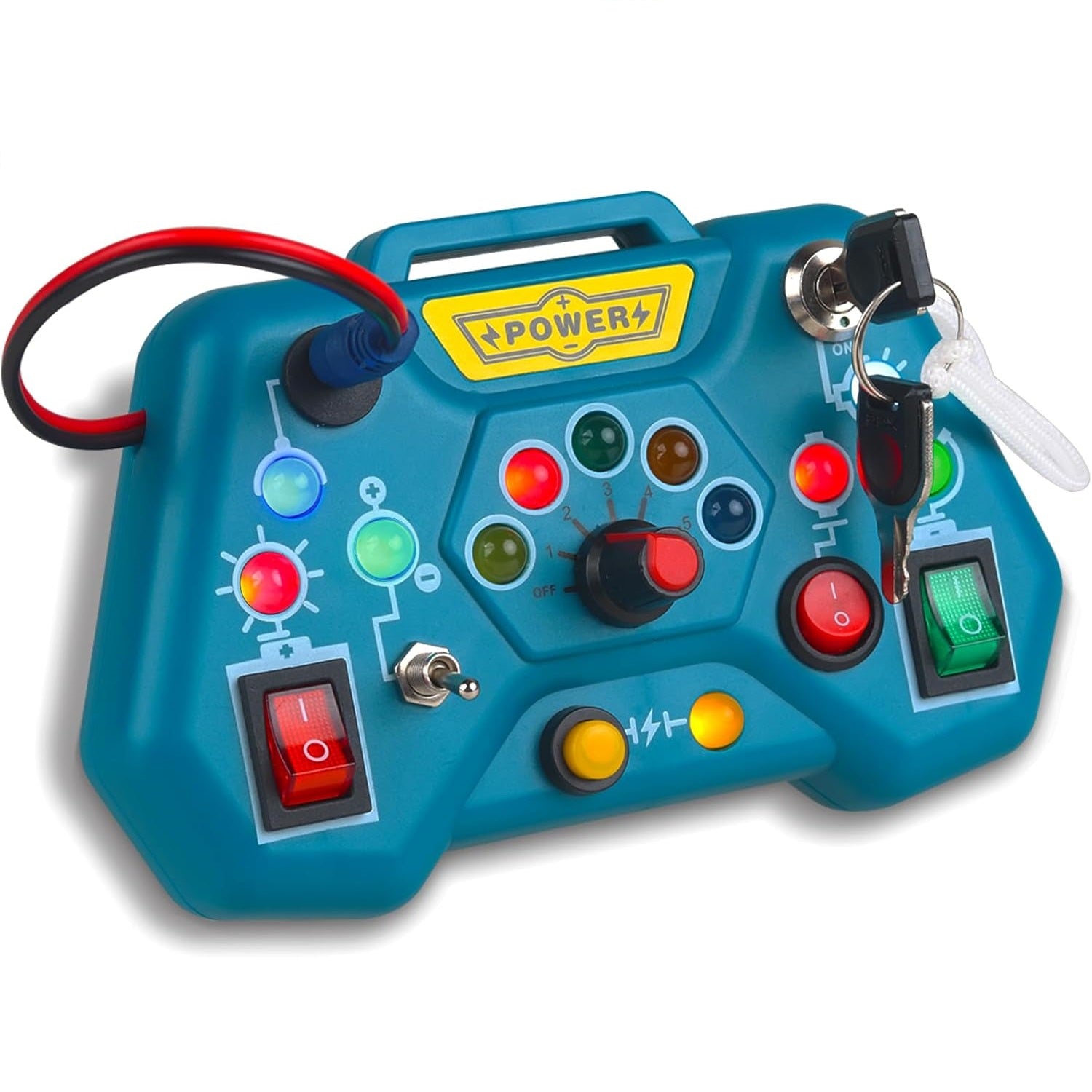 Sensory Activity Busy Board LED Light Switch Game – Chunnu Munnu - Kids ...