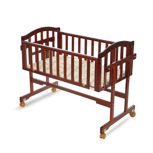 Tinnies Wooden Crib/Cot Brown