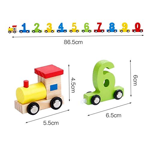 Wooden Number Train 0 to 9 Blocks | Chunnu Munnu – Chunnu Munnu - Kids ...
