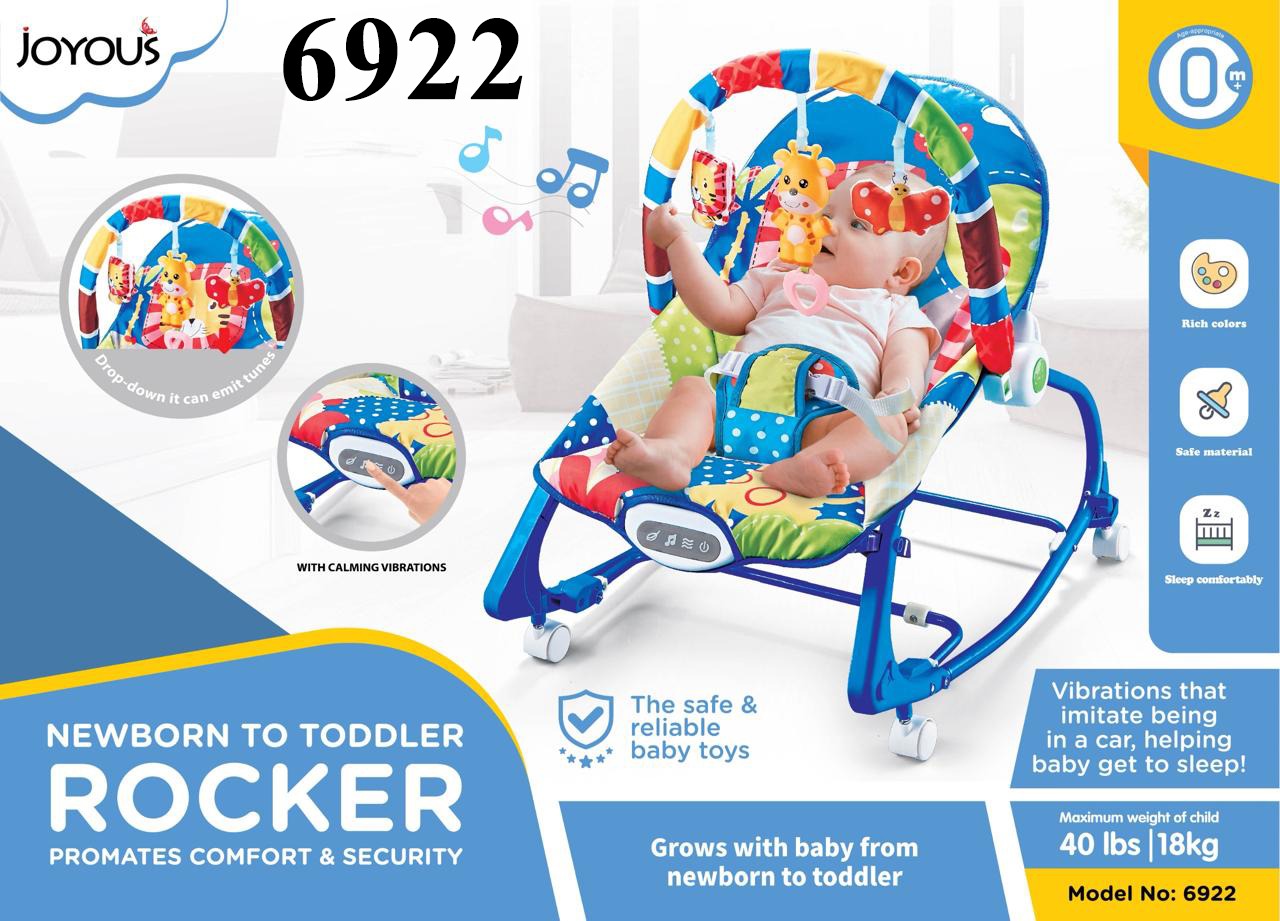Grafo Blue Rocker Joyous 4-in-1 Baby Rocker Blue | Chunnu Munnu – Chunnu Munnu - Kids Store