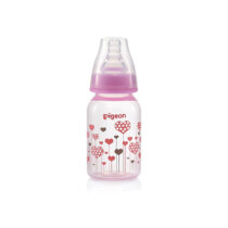 Pigeon Flexible Feeder Clear RPP 120 ml, Pink - A79226