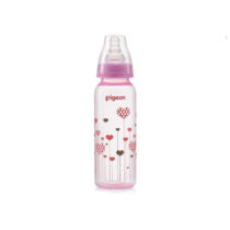 Pigeon Flexible Feeder Clear RPP 240 ml, Pink - A79228