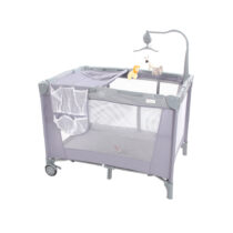 Tinnies Baby Play Pen W-Rocking (Grey) 2