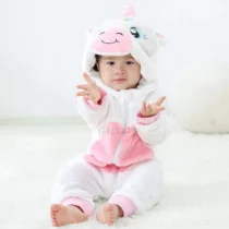 Animal Soft fleece Costume Jumpsuit (4)