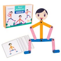 Wooden Flexible Man Puzzle – 48 Patterns