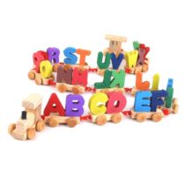 Wooden Alphabetic Model Train A – Z Alphabets Blocks Train (3)