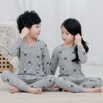 Grey Jellyfish Printed Kids Night Suit Baby & Baba