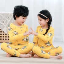 Yellow Monkey Kids Night Suit Baby & Baba