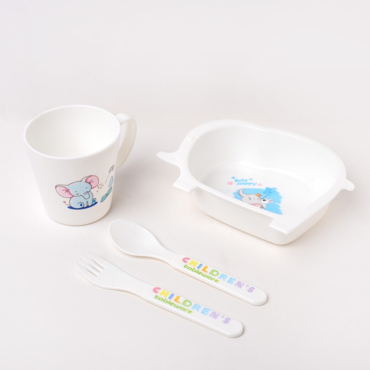 Blue Children Tableware Set Baby Feeding Series – 909.1