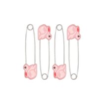 Farlin Four Animal Safety Pins-Pink – BF-120