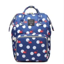 Water-Proof-Travel-Diaper-Bag-Pack-Flamingo-Navy-Blue