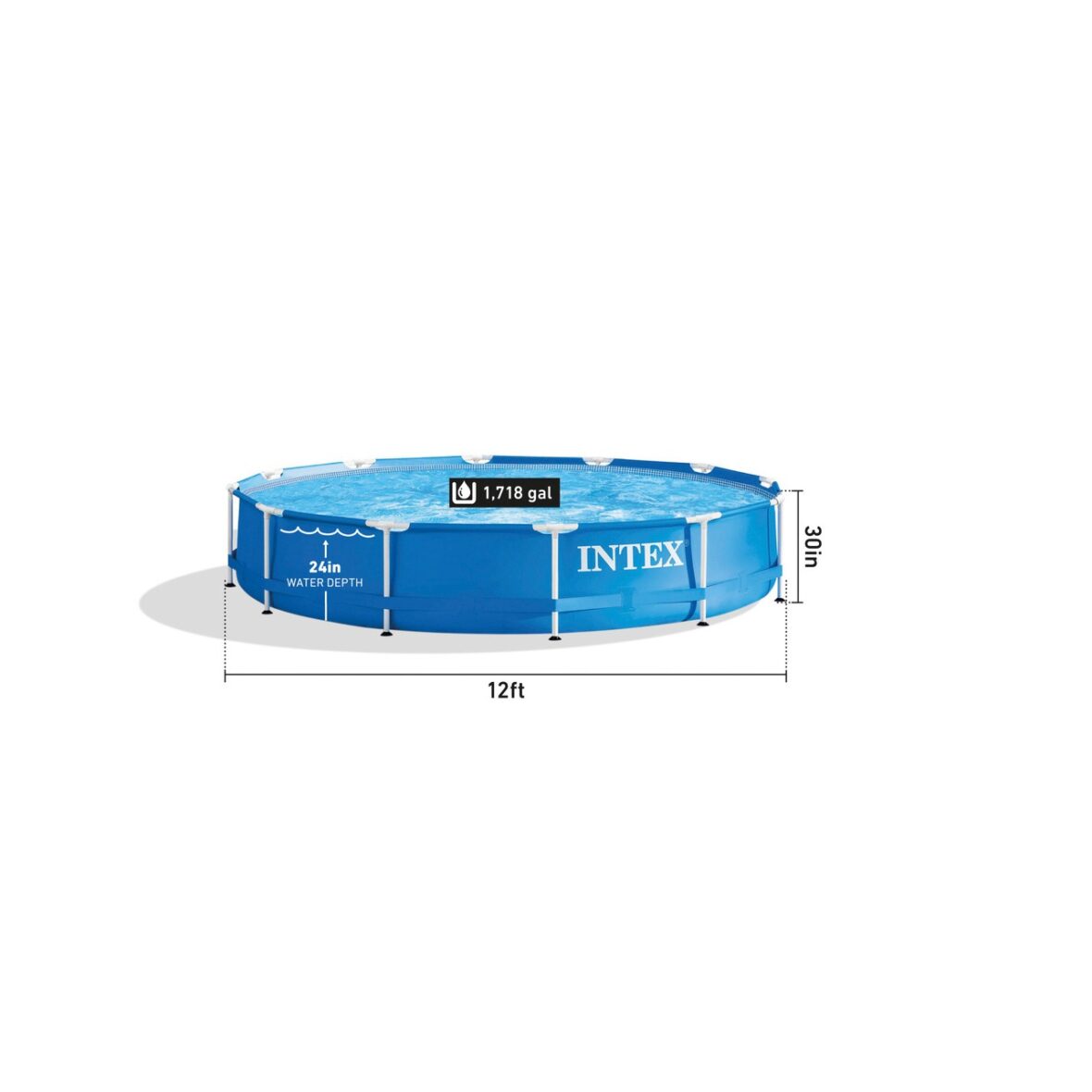 Intex Metal Frame Above Ground Pool-28210.2