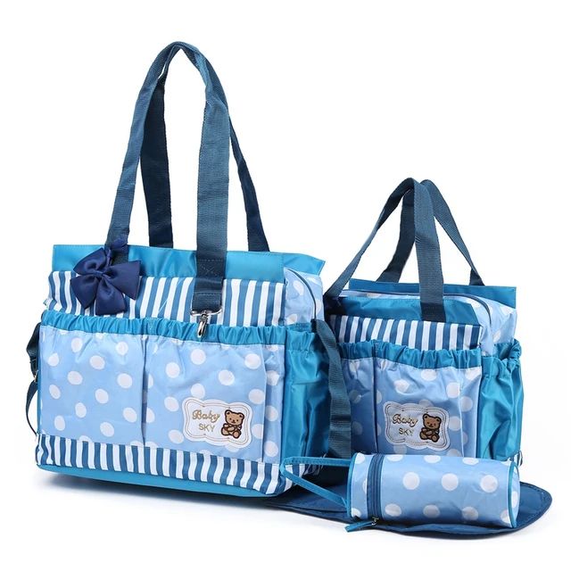 4in1 polka dots bag blue 2