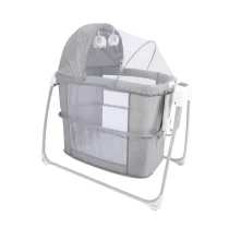 Mastela 4in1 Baby Swing Bassinet Electronic - Dark Grey (16)