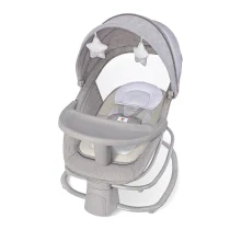 Mastela 4in1 Round Shaped Electronic Baby Swing - GreyBeige - 8114 (4)