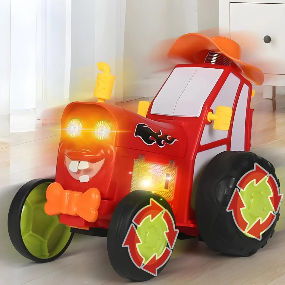 Crazy Jumping Tractor With Light And Sound 5