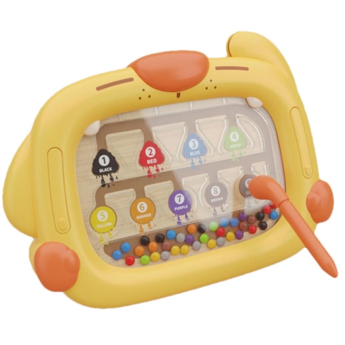 2 In 1 Magnetic Dot Learning Doodle And Beads Board (6)