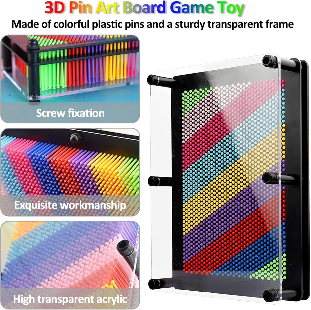 3D Pinart Board – Rainbow (3)