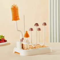 Baby Bottle Drying Stand Include Brushes