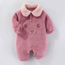 Cute Cartoon Fleece Furr Rompers Jumpers