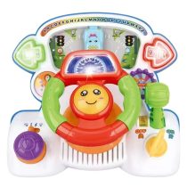 Educational Interactive Steering Wheel Toy With Music & Lights