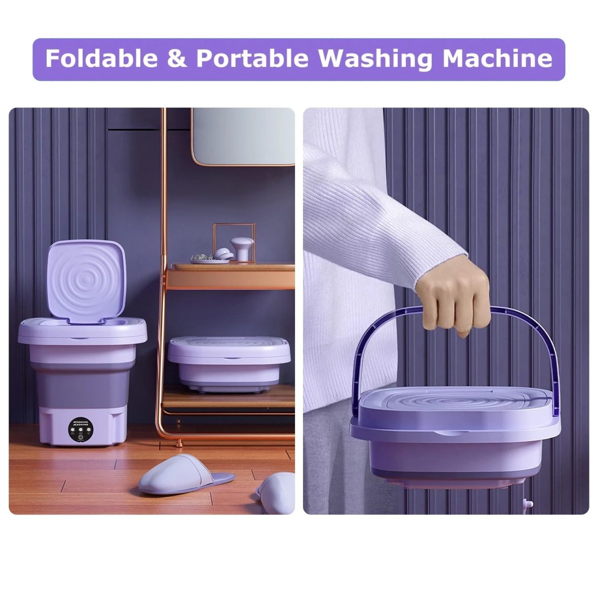 Portable Mini Foldable Washing Machine 4