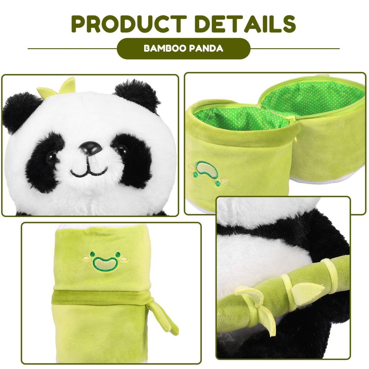 Cute Bamboo Panda Plush 5