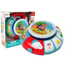 Jiestar Interactive Baby Drum Toy With Lights And Music